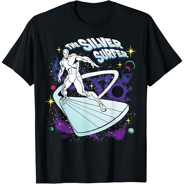 Amazon.com: Marvel Comics Retro Classic Silver Surfer Shiny